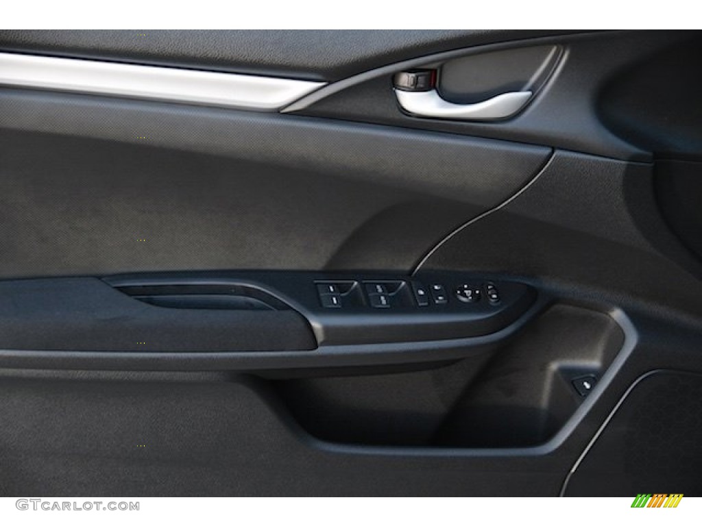 2015 Civic LX Sedan - Crystal Black Pearl / Black photo #7