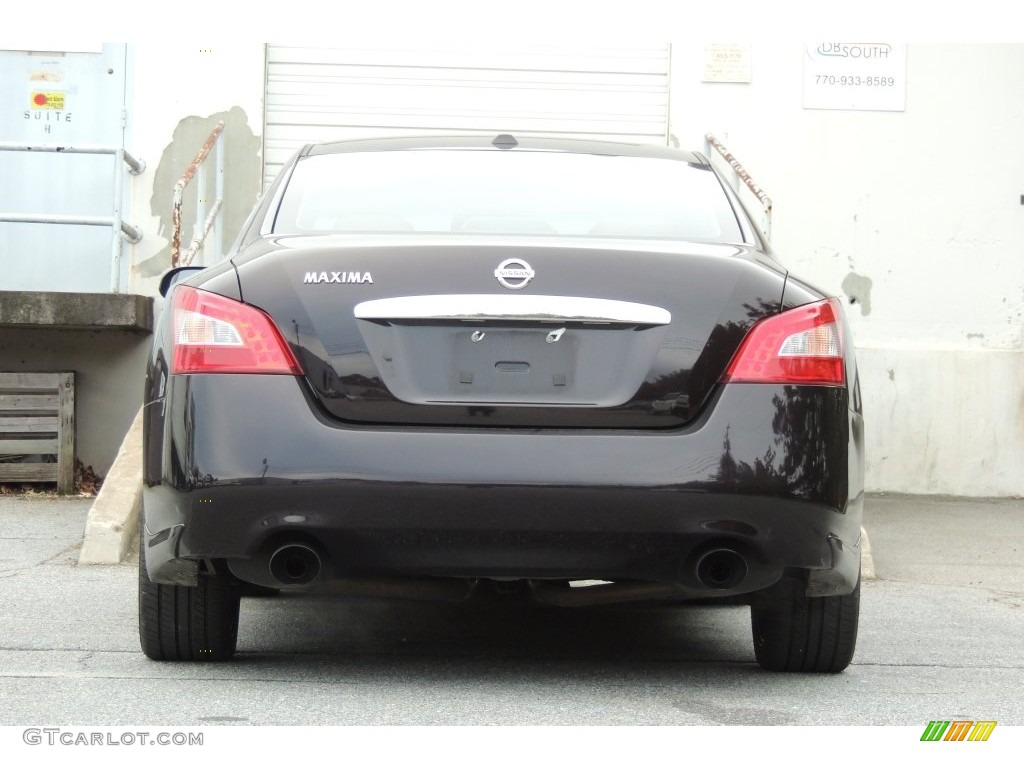 2010 Maxima 3.5 S - Tuscan Sun Red / Caffe Latte photo #24