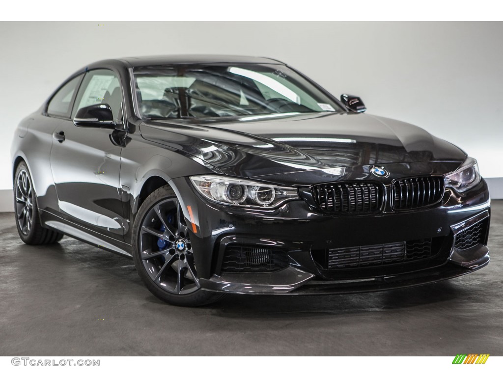 Black Sapphire Metallic 2016 BMW 4 Series 435i Coupe Exterior Photo #108907559