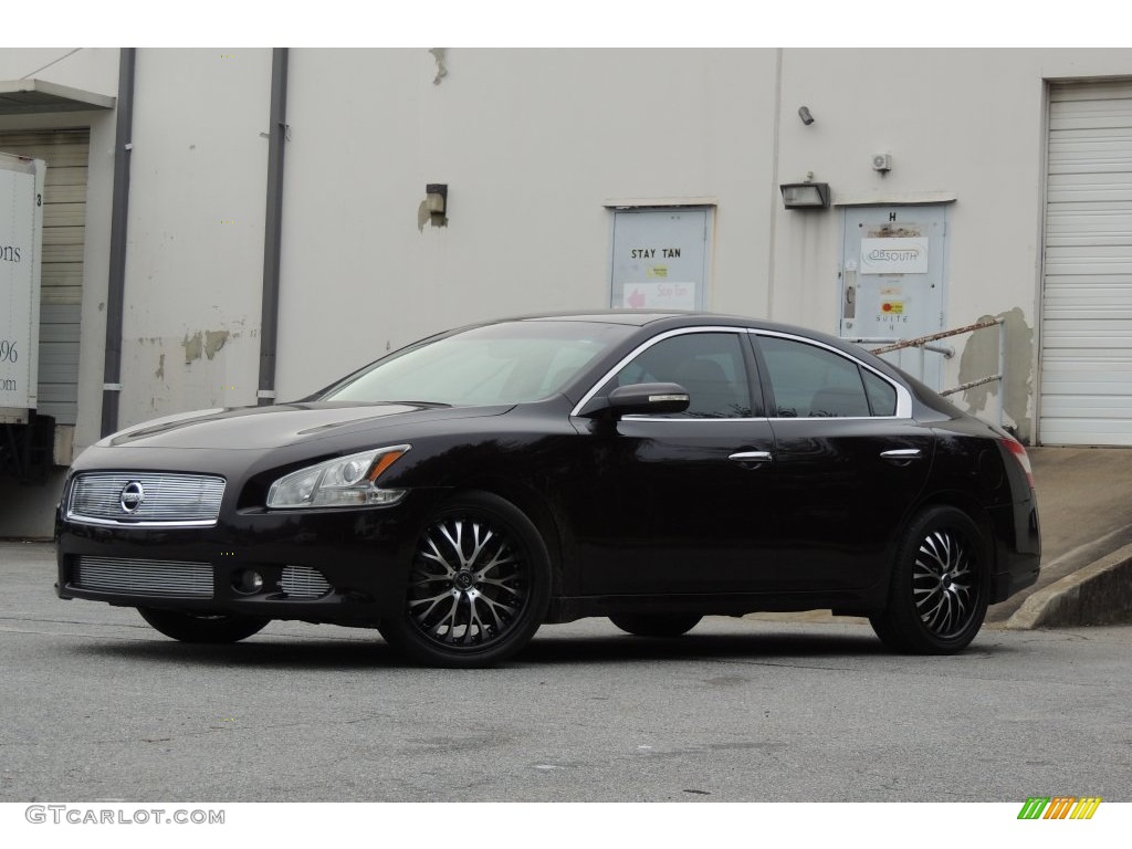 2010 Maxima 3.5 S - Tuscan Sun Red / Caffe Latte photo #30