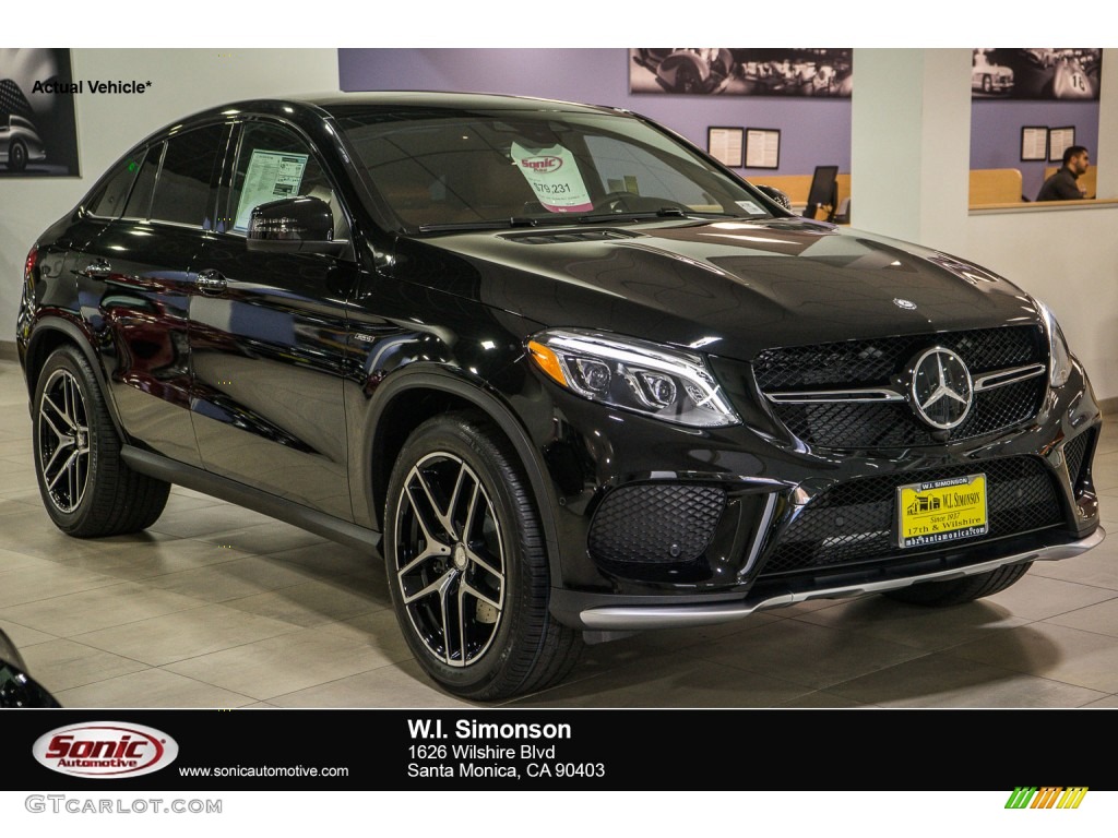 2016 GLE 450 AMG 4Matic Coupe - Black / Saddle Brown/Black photo #1