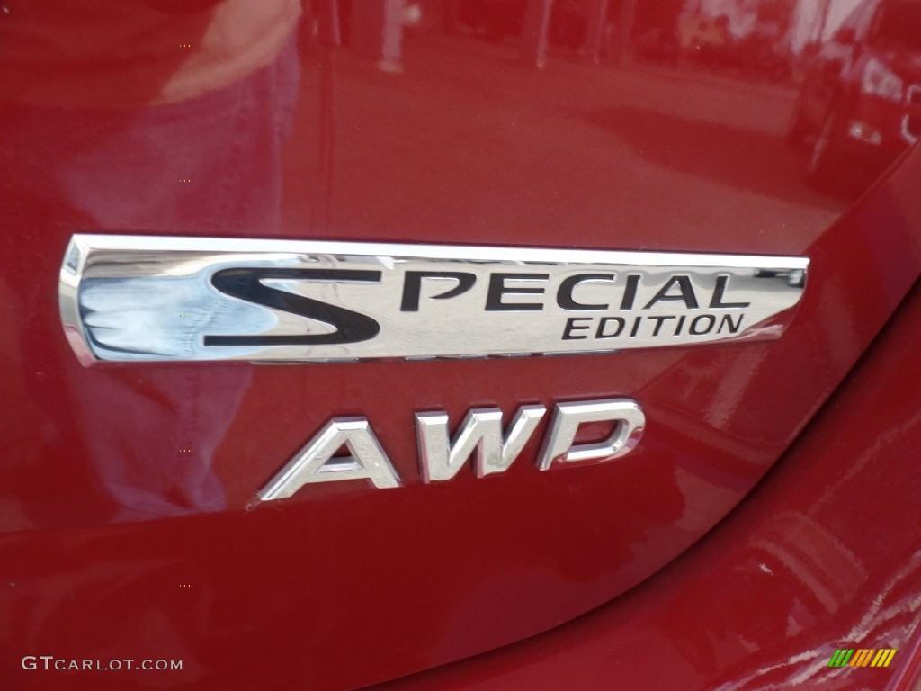 2013 Rogue S AWD - Cayenne Red / Black photo #9