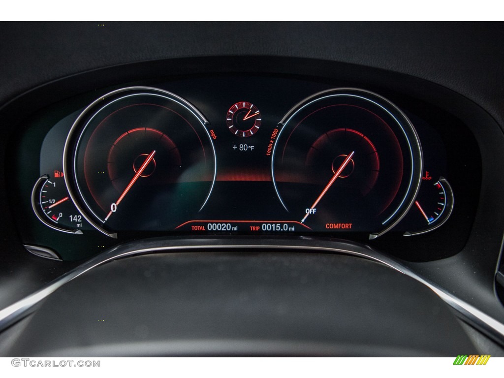 2016 BMW 7 Series 750i xDrive Sedan Gauges Photo #108908525