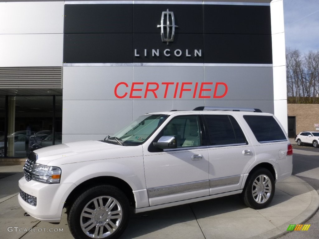 White Platinum Lincoln Navigator