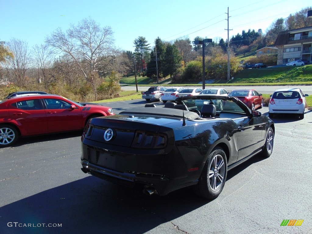 2013 Mustang V6 Premium Convertible - Black / Charcoal Black photo #3