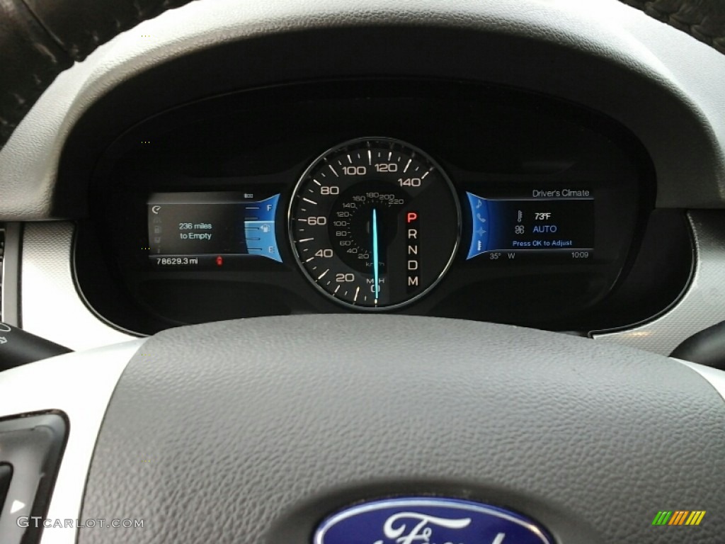 2011 Edge SEL - Mediterranean Blue Metallic / Medium Light Stone photo #14