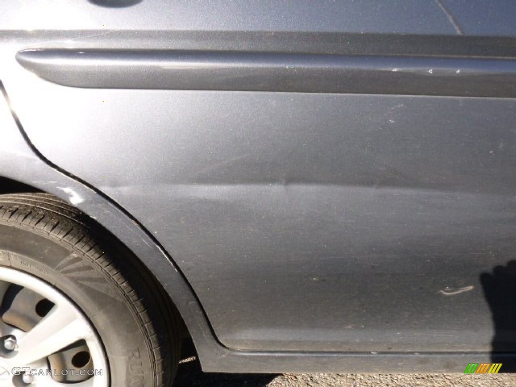 2009 Accent GLS 4 Door - Dark Sapphire Blue / Gray photo #2