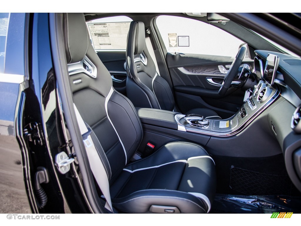 S Model Black/Grey Accent Interior 2016 Mercedes-Benz C 63 S AMG Sedan Photo #108912770