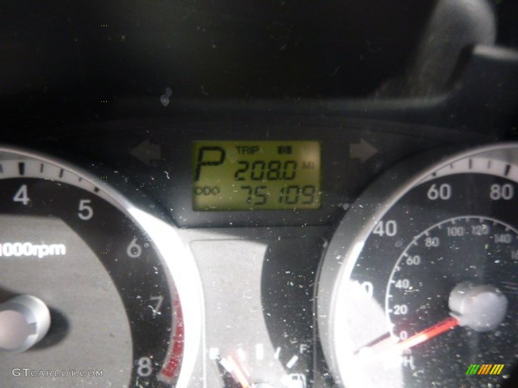 2009 Accent GLS 4 Door - Dark Sapphire Blue / Gray photo #10