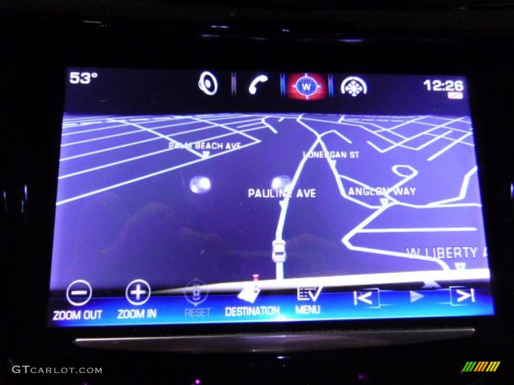 2014 CTS Premium Sedan AWD - Black Diamond Tricoat / Jet Black/Jet Black photo #3