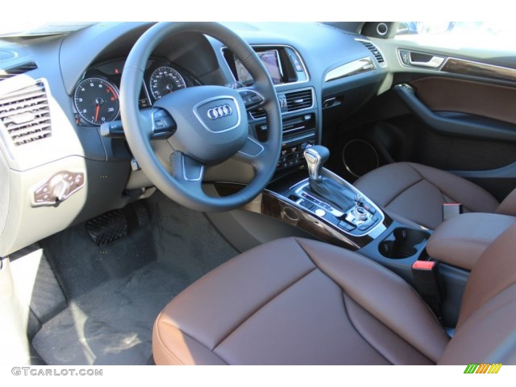 2016 Q5 2.0 TFSI Premium Plus quattro - Scuba Blue Metallic / Chestnut Brown photo #14