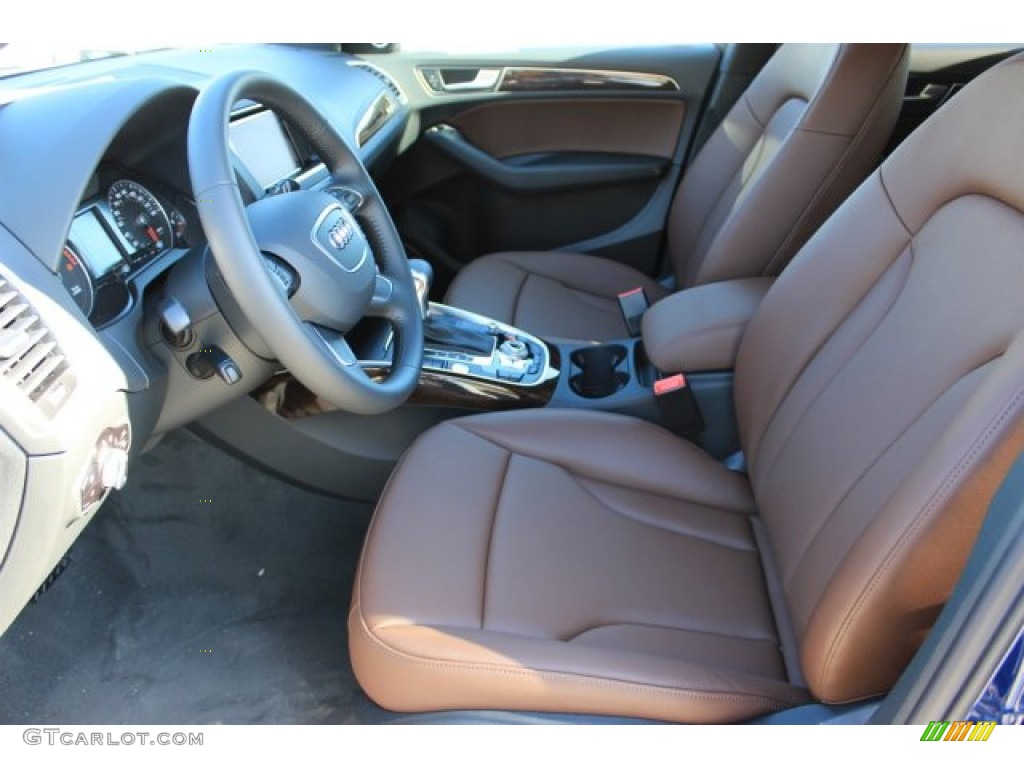 2016 Q5 2.0 TFSI Premium Plus quattro - Scuba Blue Metallic / Chestnut Brown photo #15