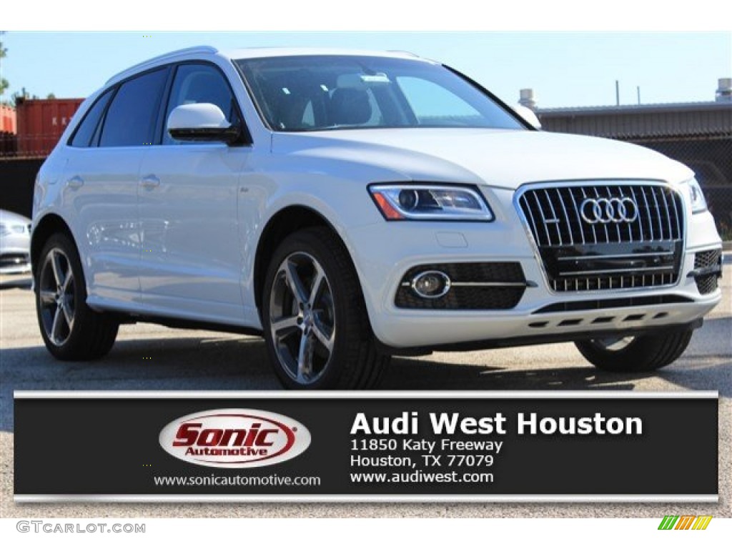 2016 Q5 3.0 TFSI Premium Plus quattro - Glacier White Metallic / Black photo #1