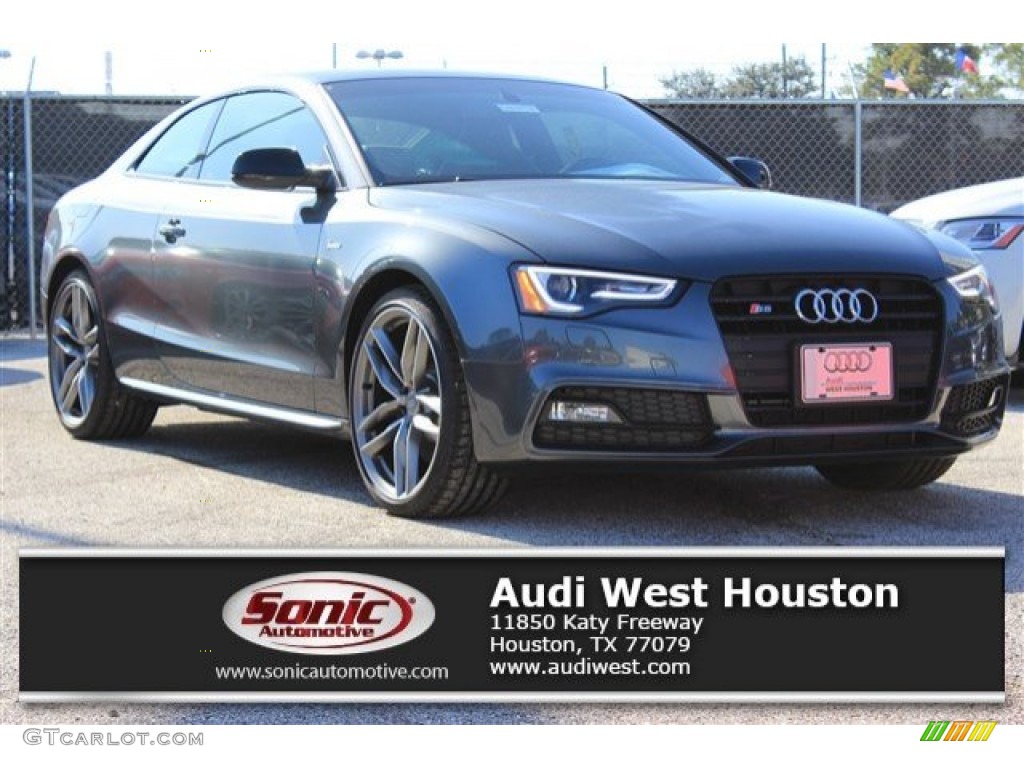 2016 S5 Premium Plus quattro Coupe - Daytona Grey Pearl / Black photo #1