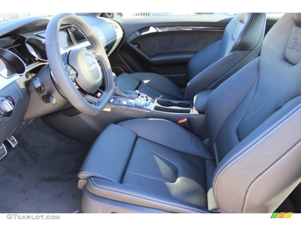 Black Interior 2016 Audi S5 Premium Plus quattro Coupe Photo #108917693