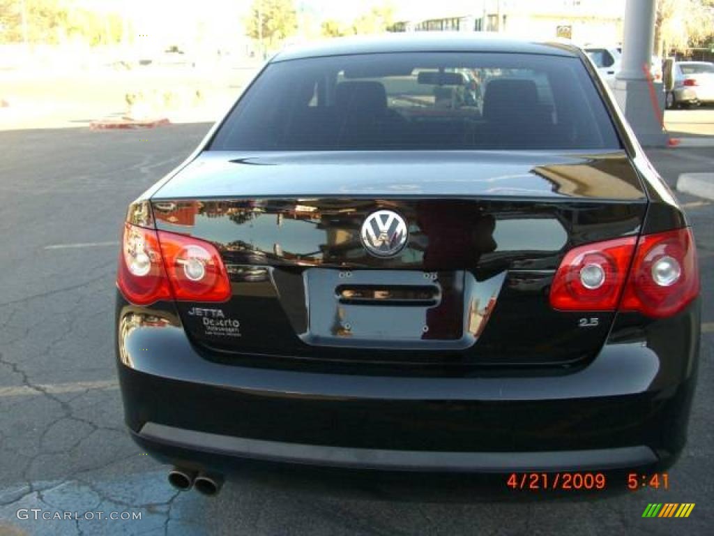 2006 Jetta Value Edition Sedan - Black / Anthracite Black photo #4