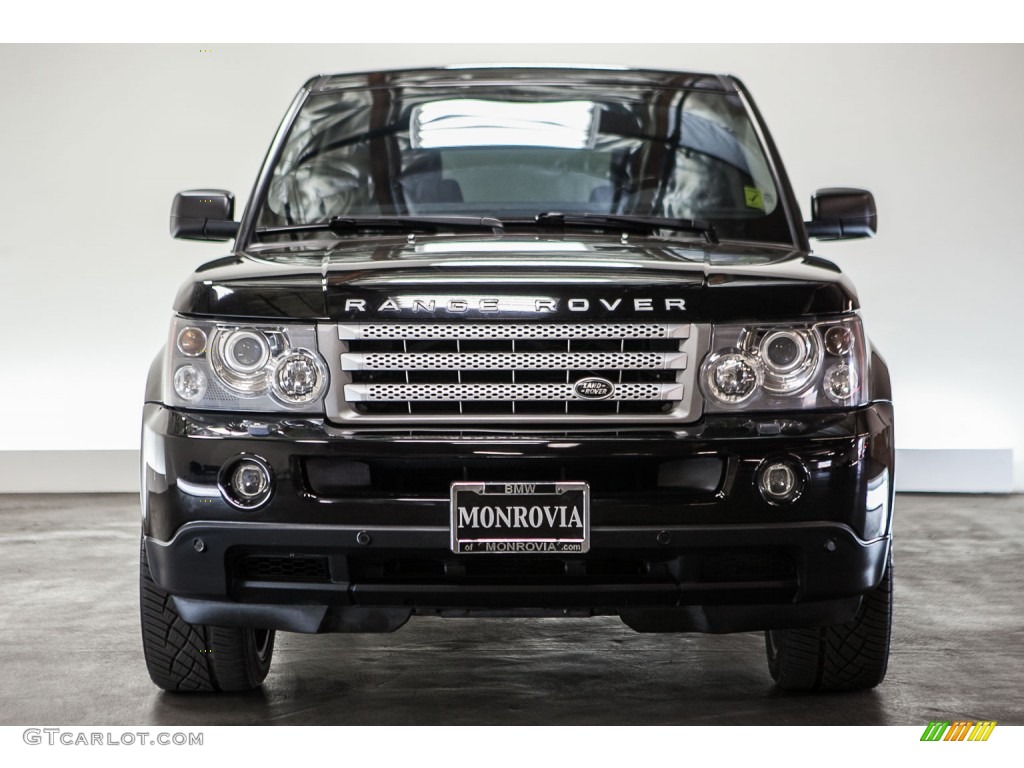 2007 Range Rover Sport Supercharged - Java Black Pearl / Ebony Black photo #2