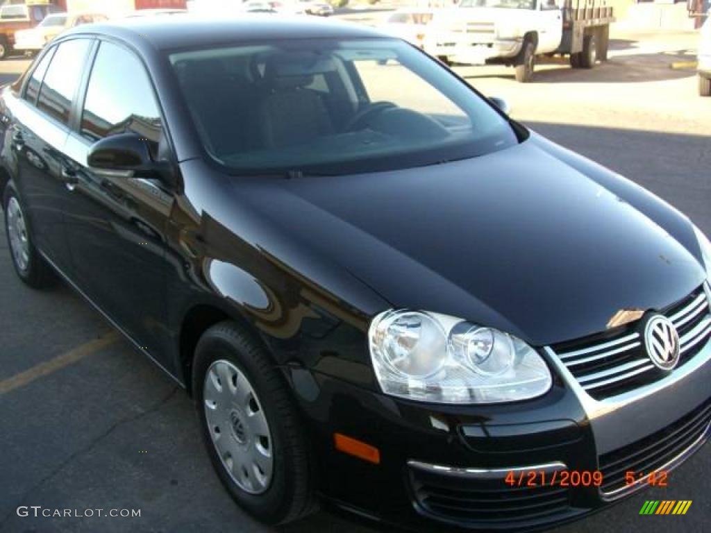 2006 Jetta Value Edition Sedan - Black / Anthracite Black photo #9