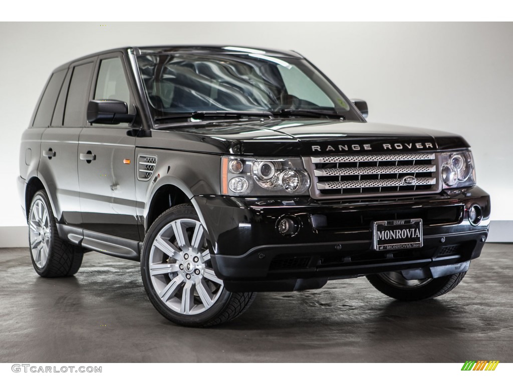2007 Range Rover Sport Supercharged - Java Black Pearl / Ebony Black photo #12