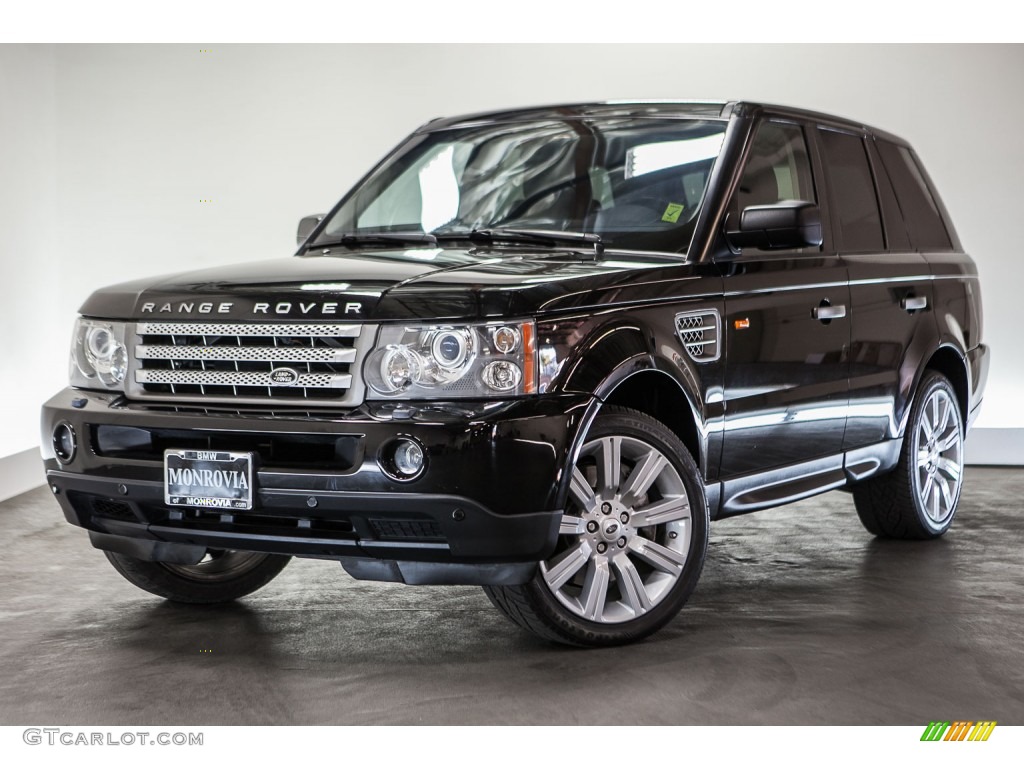 2007 Range Rover Sport Supercharged - Java Black Pearl / Ebony Black photo #13