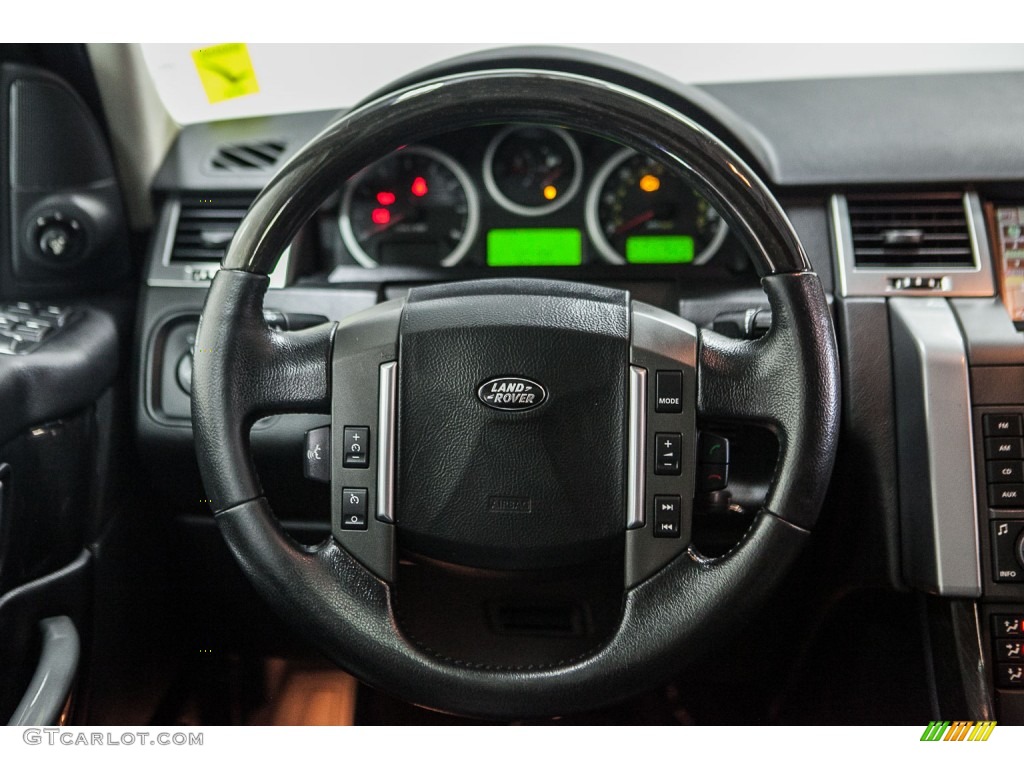2007 Range Rover Sport Supercharged - Java Black Pearl / Ebony Black photo #16