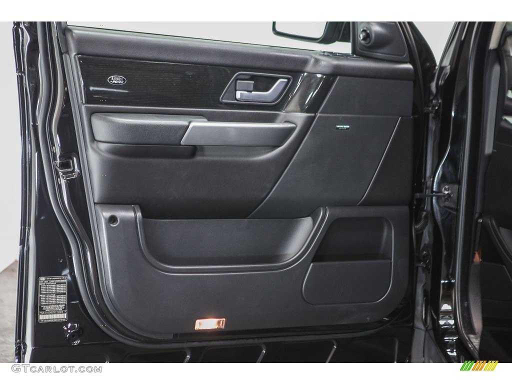 2007 Range Rover Sport Supercharged - Java Black Pearl / Ebony Black photo #22