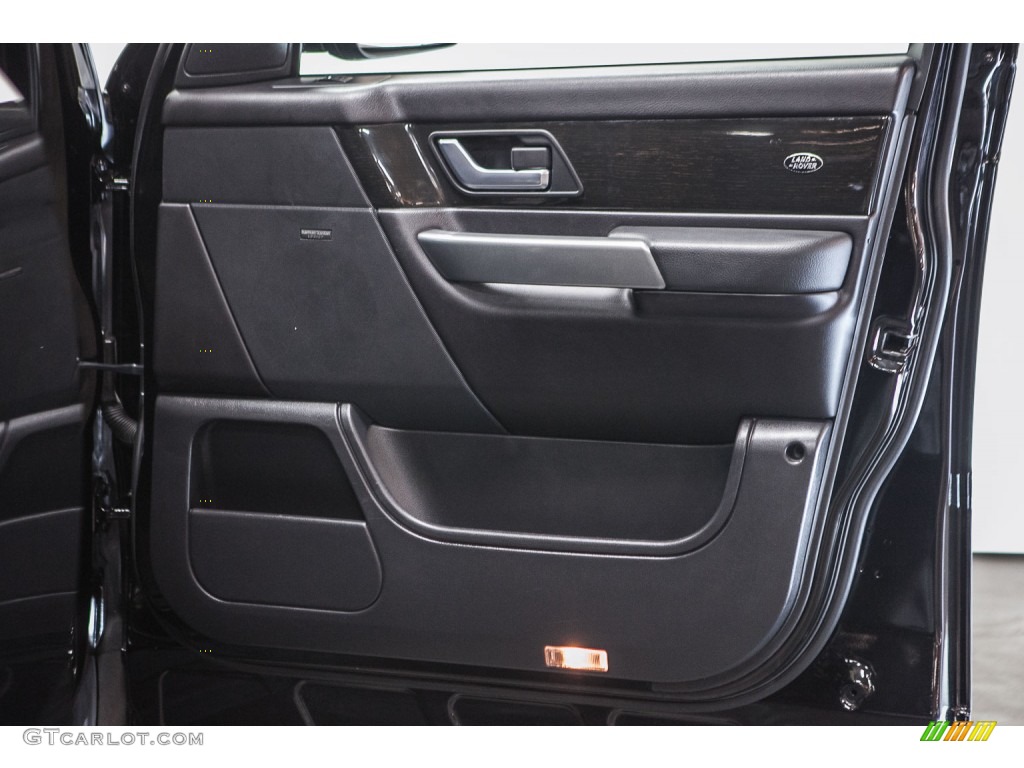 2007 Range Rover Sport Supercharged - Java Black Pearl / Ebony Black photo #25