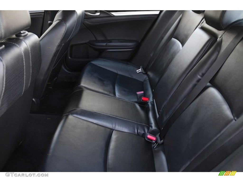 Black Interior 2016 Honda Civic Touring Sedan Photo #108920100
