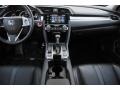 Black 2016 Honda Civic Touring Sedan Dashboard