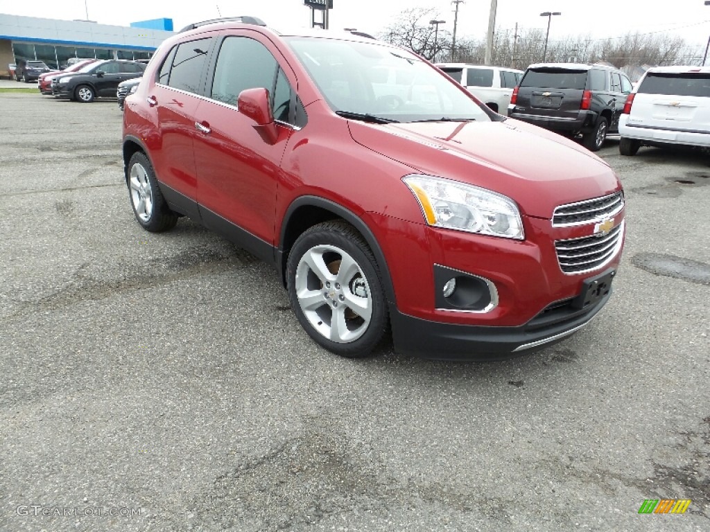 2015 Trax LTZ - Ruby Red Metallic / Jet Black photo #3