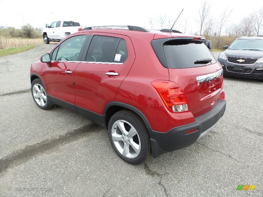 2015 Trax LTZ - Ruby Red Metallic / Jet Black photo #5