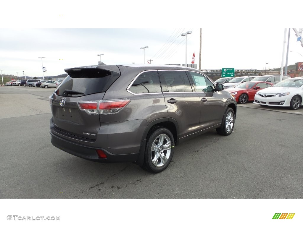 Predawn Gray Mica 2016 Toyota Highlander Limited AWD Exterior Photo #108922400