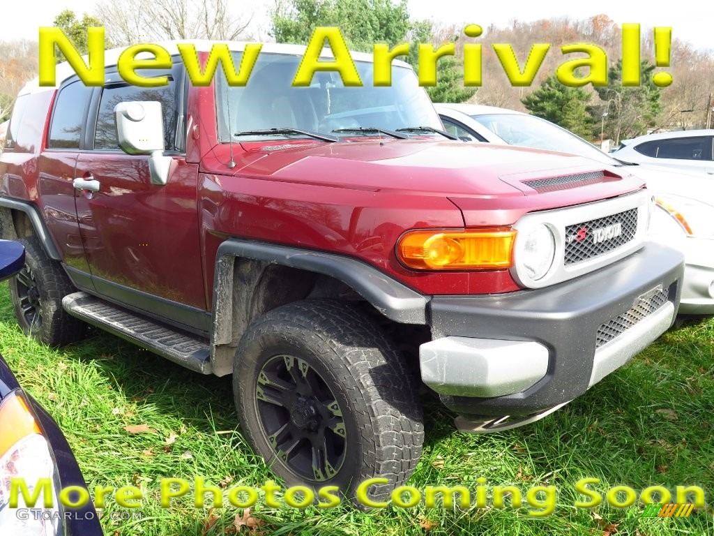 2009 FJ Cruiser 4WD - Brick Red / Dark Charcoal photo #1