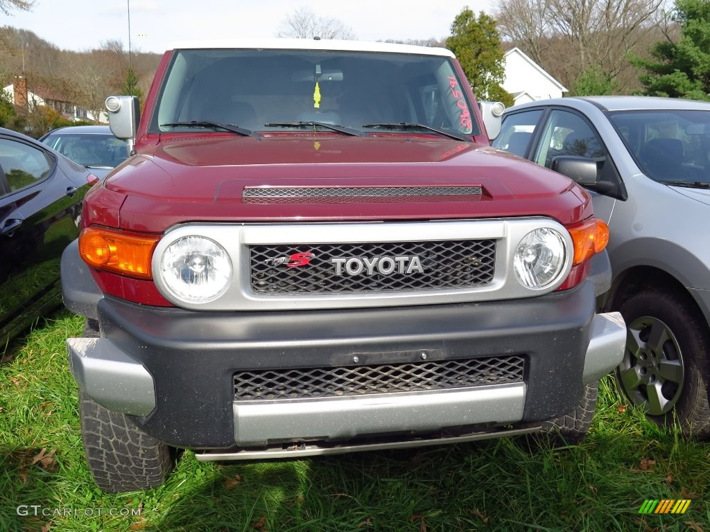 2009 FJ Cruiser 4WD - Brick Red / Dark Charcoal photo #2