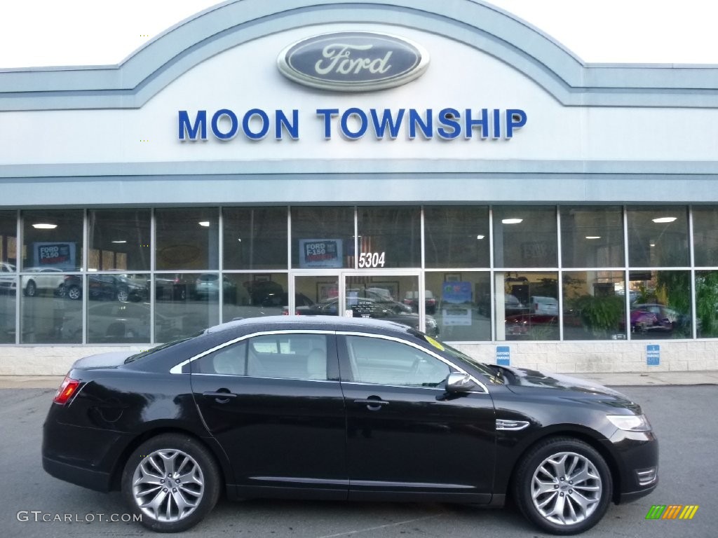 2015 Taurus Limited - Tuxedo Black Metallic / Dune photo #1