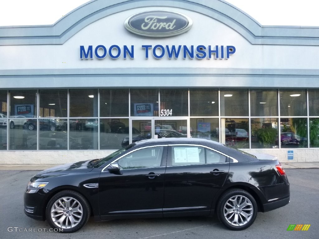 2015 Taurus Limited - Tuxedo Black Metallic / Dune photo #7