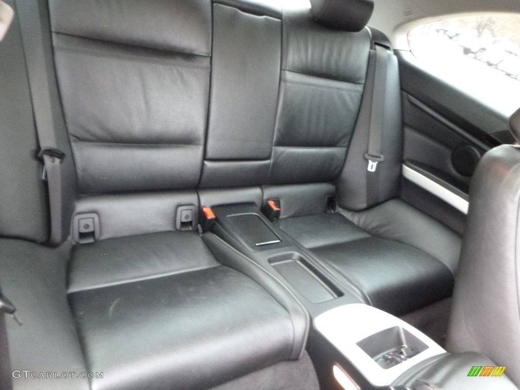 2008 3 Series 328xi Coupe - Black Sapphire Metallic / Coral Red/Black photo #9