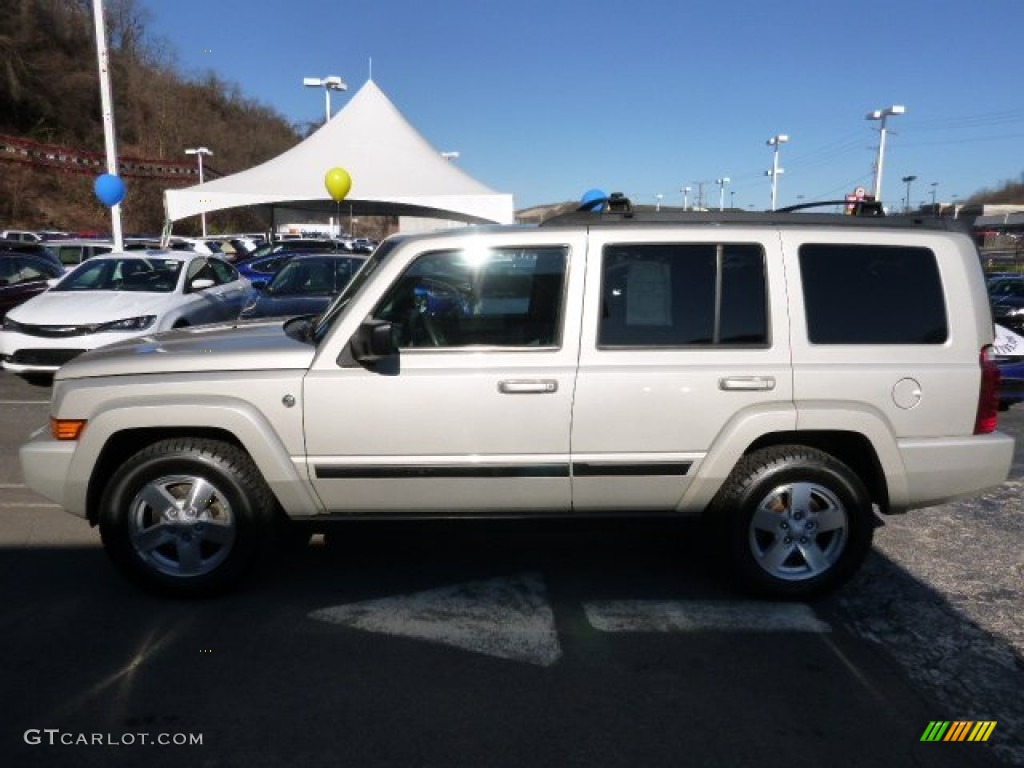 2008 Commander Sport 4x4 - Mineral Gray Metallic / Dark Slate Gray photo #2