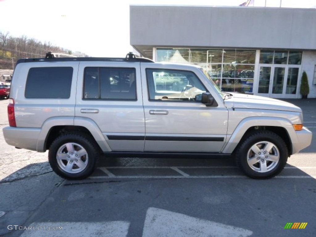 2008 Commander Sport 4x4 - Mineral Gray Metallic / Dark Slate Gray photo #7