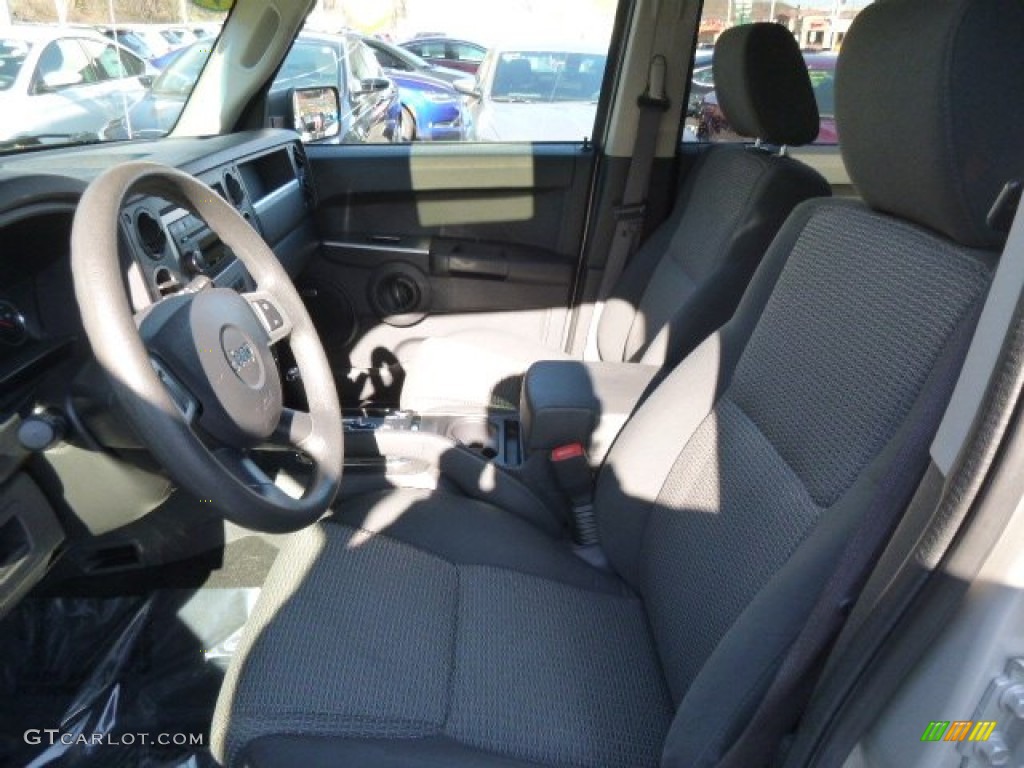 2008 Commander Sport 4x4 - Mineral Gray Metallic / Dark Slate Gray photo #10