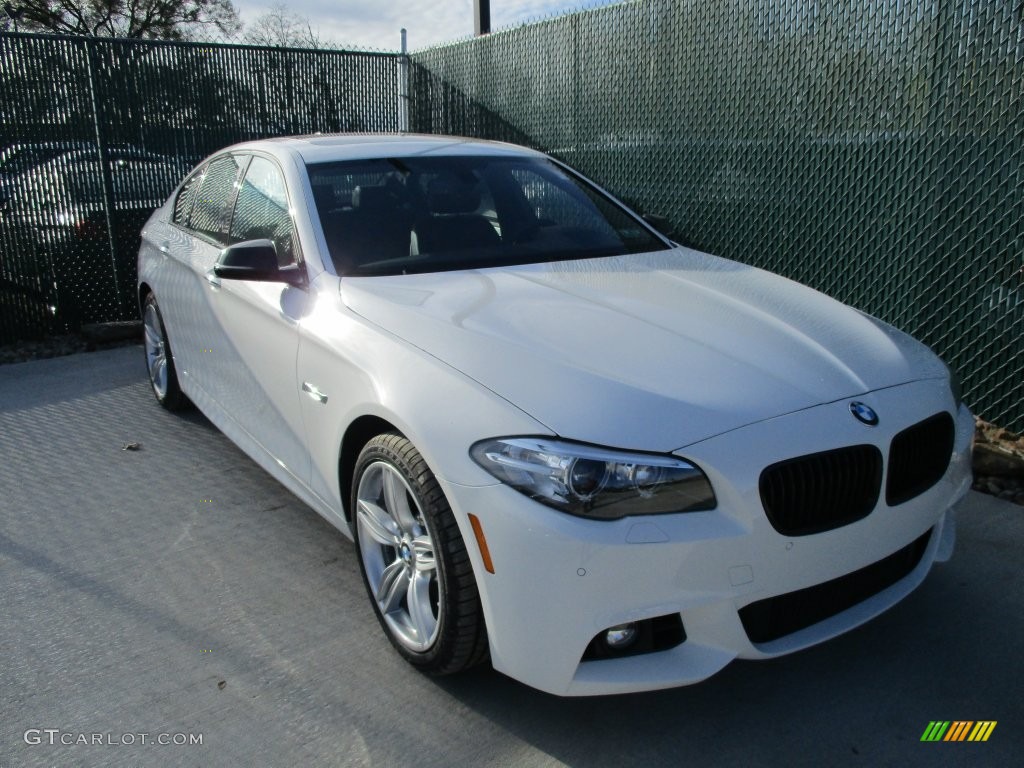 2016 5 Series 535i xDrive Sedan - Alpine White / Black photo #5