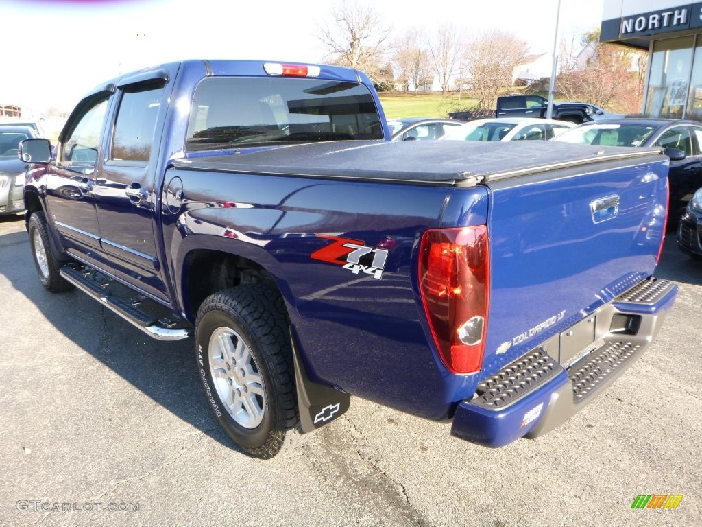 2009 Colorado LT Crew Cab 4x4 - Deep Navy Blue / Light Cashmere photo #5