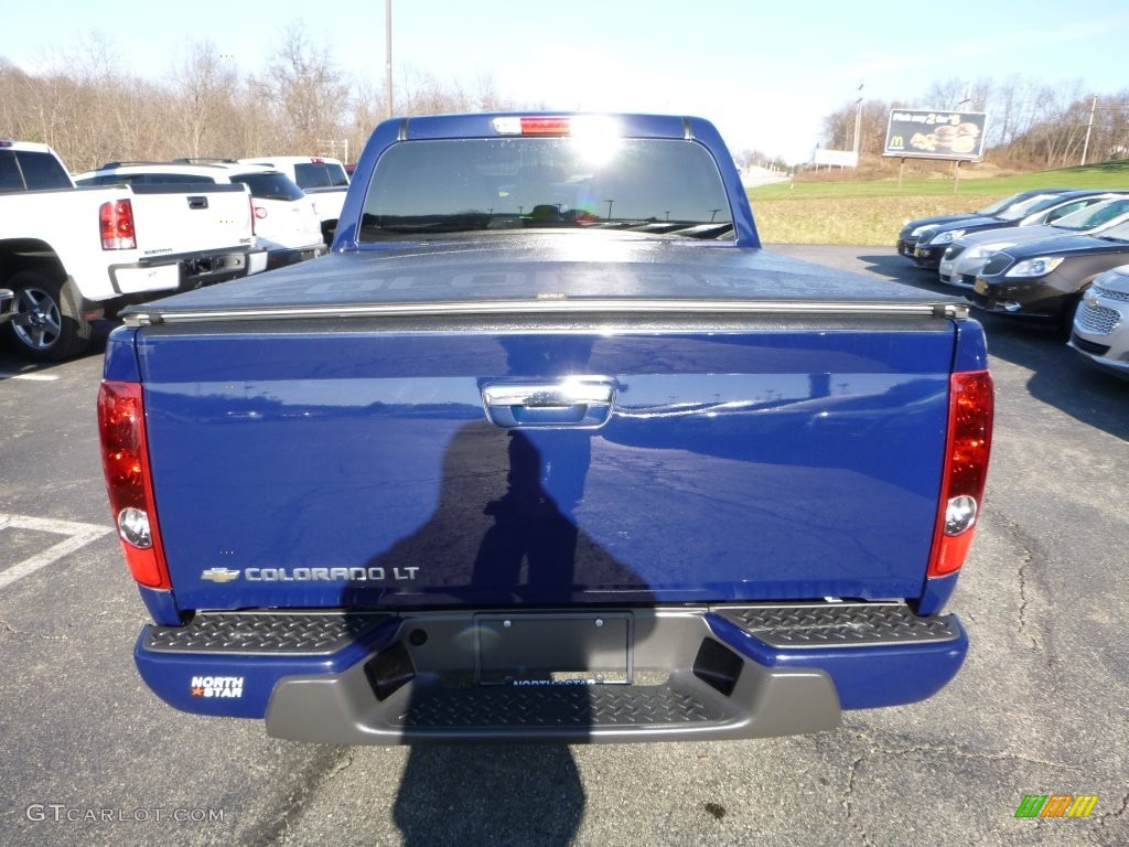 2009 Colorado LT Crew Cab 4x4 - Deep Navy Blue / Light Cashmere photo #6