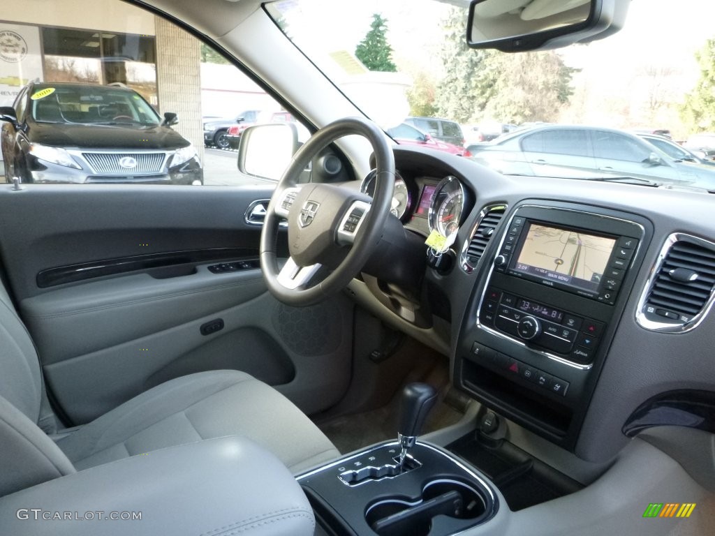 2012 Durango Crew AWD - Bright Silver Metallic / Dark Graystone/Medium Graystone photo #7