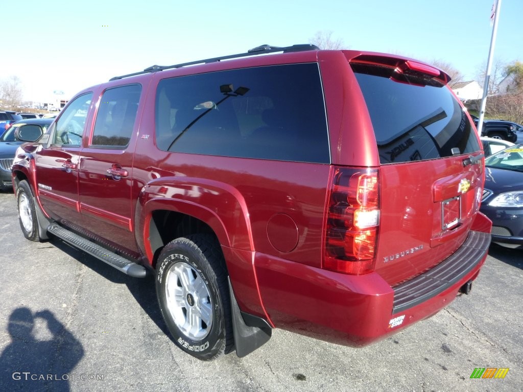 2010 Suburban LT 4x4 - Red Jewel Tintcoat / Ebony photo #5
