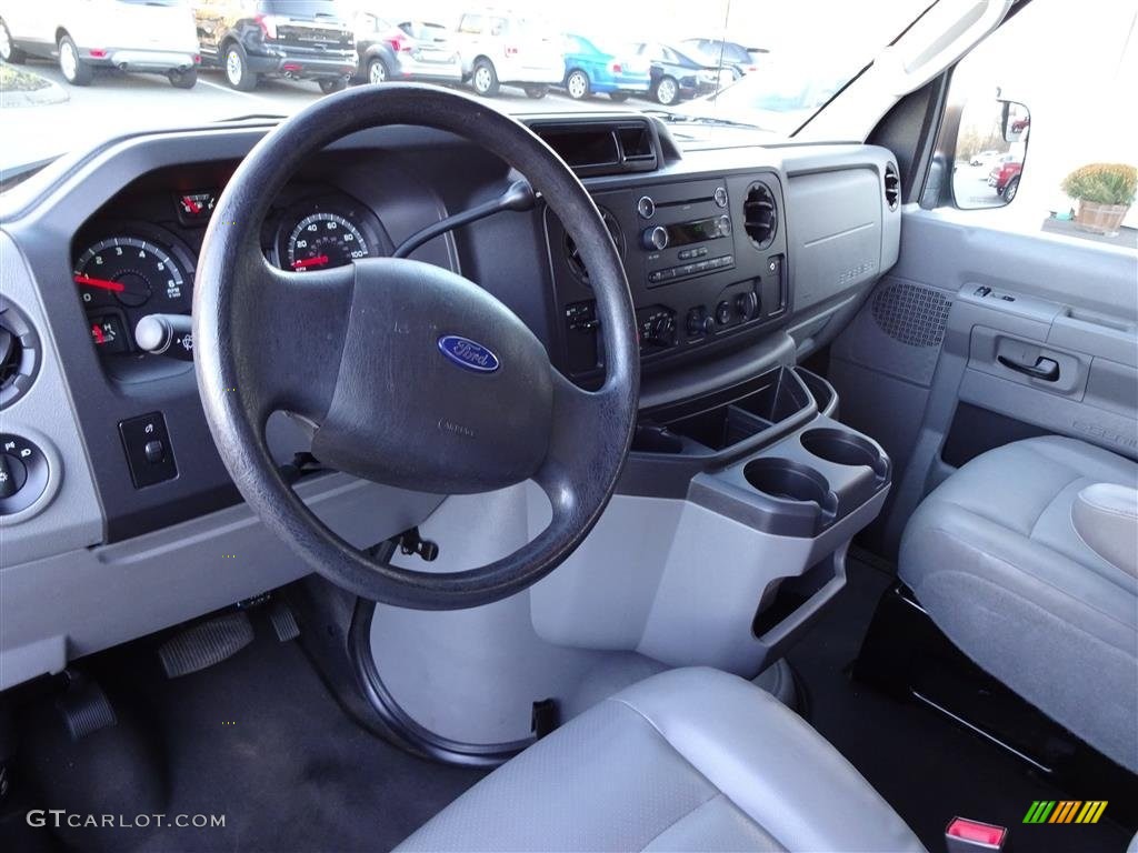 2012 E Series Van E350 XLT Passenger - Dark Blue Pearl / Medium Flint photo #11