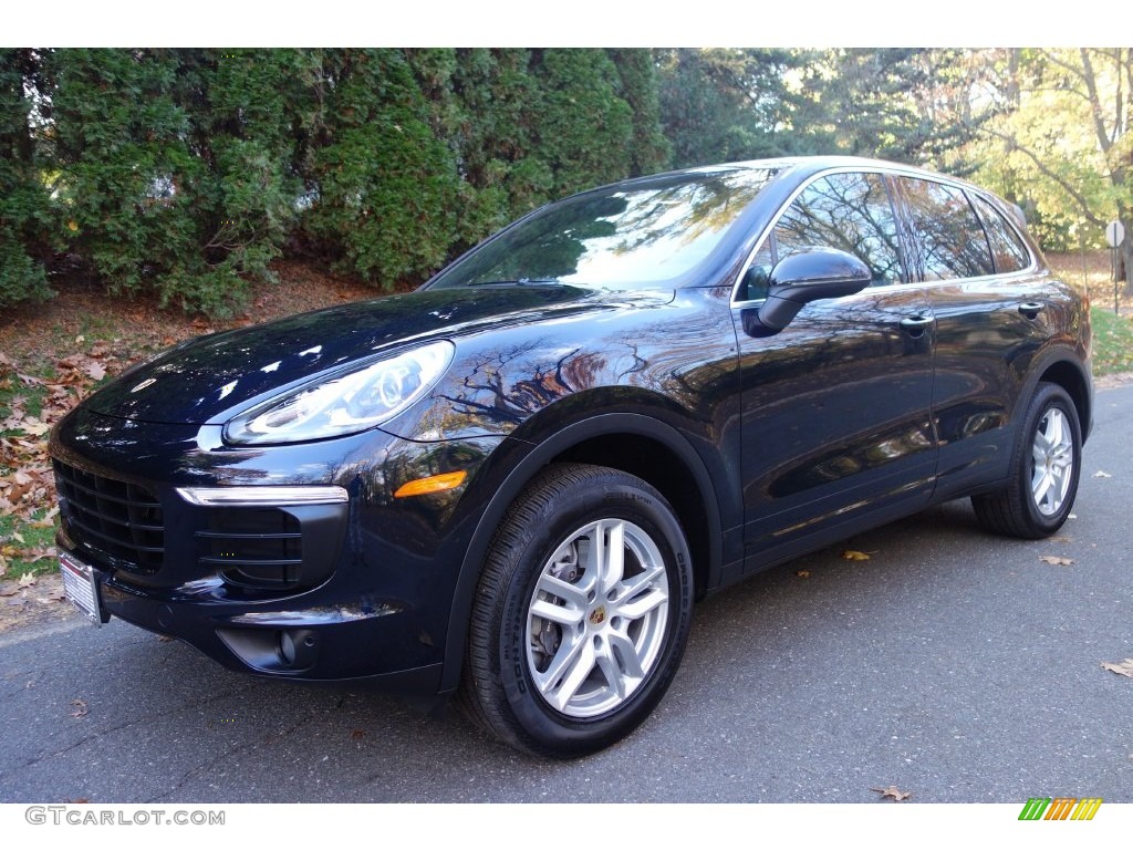 2016 Cayenne  - Moonlight Blue Metallic / Luxor Beige photo #1