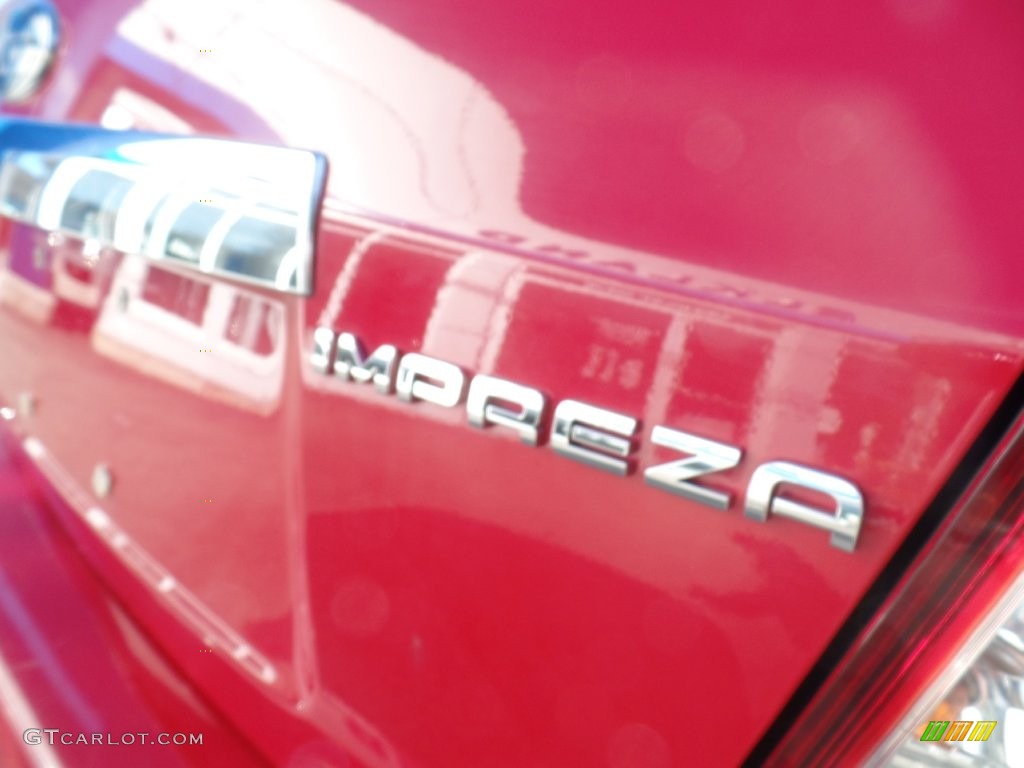 2008 Impreza 2.5i Sedan - Lightning Red / Ivory photo #10