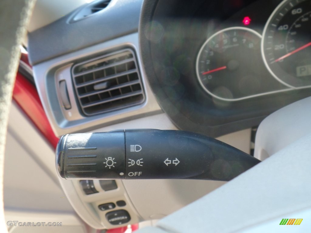 2008 Impreza 2.5i Sedan - Lightning Red / Ivory photo #19