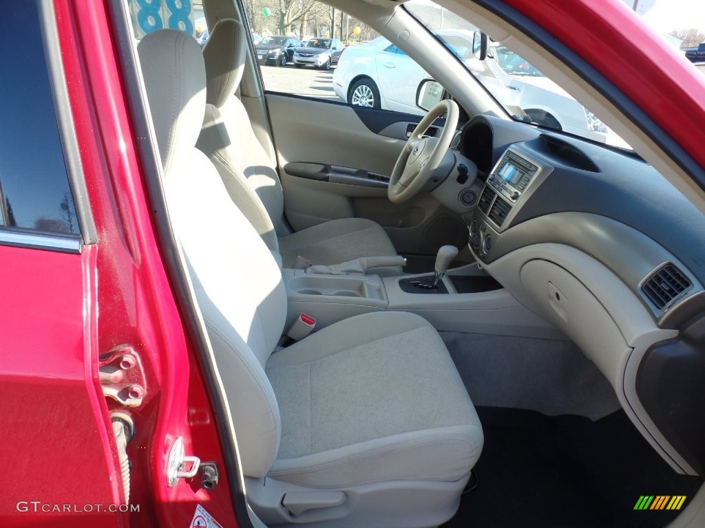 2008 Impreza 2.5i Sedan - Lightning Red / Ivory photo #40